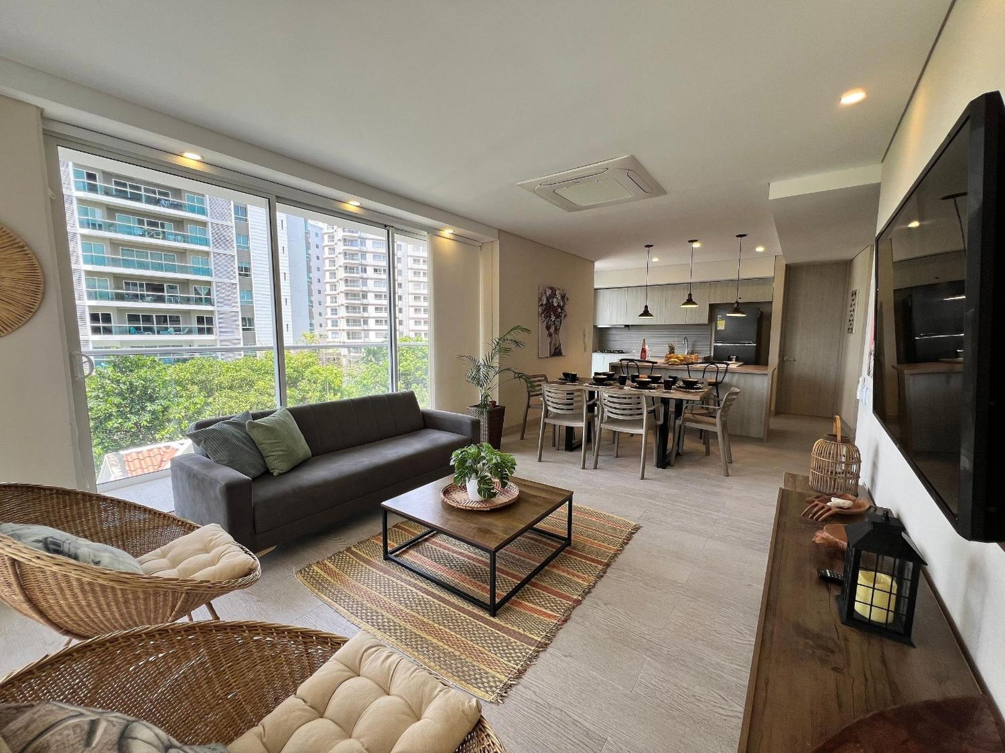 2 Dormitorios junto al mar. Jacuzzi Privado Apartamento Cartagena